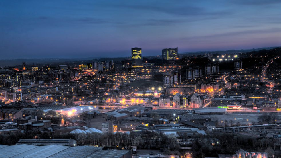 sheffield at night